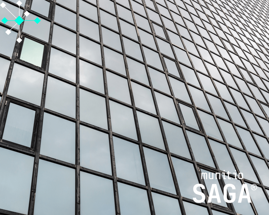 Modern glass office building symbolizing transparency, security, and digital resilience achieved through external threat monitoring for financial services to protect institutions from evolving cyber risks.